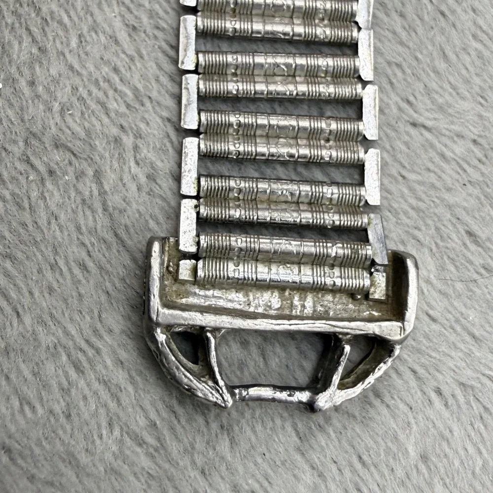 Vintage Goldette Bracelet‎ Silver Tone